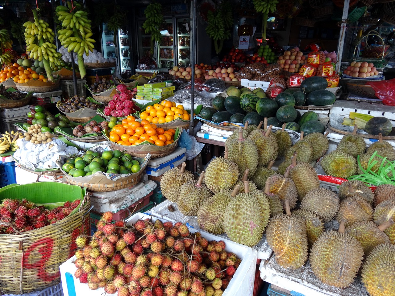 market vegetables fruit free photo