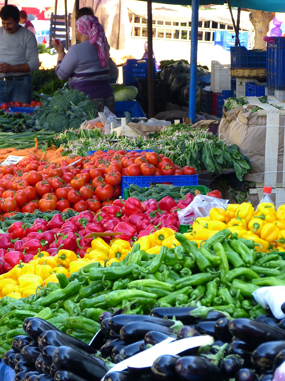 market vegetables food free photo