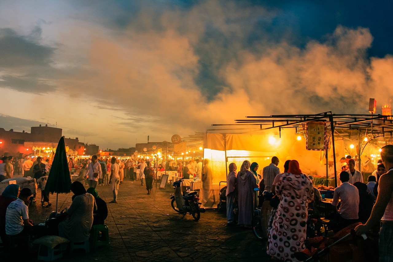 market bazaar people free photo