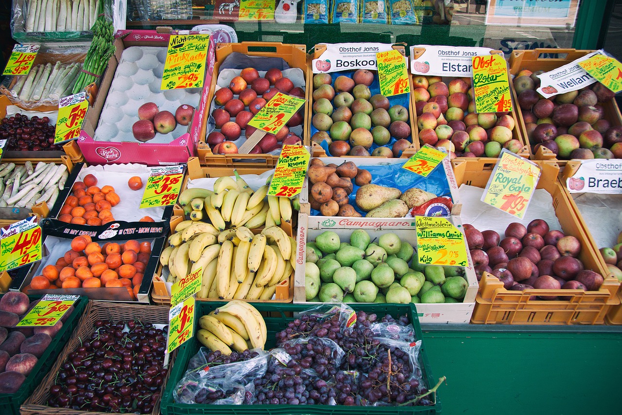 market fruits stand free photo