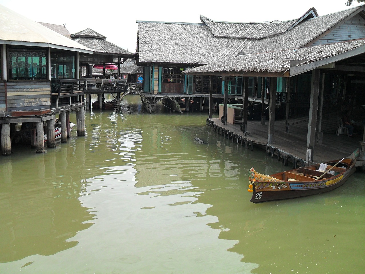 market floating asia free photo