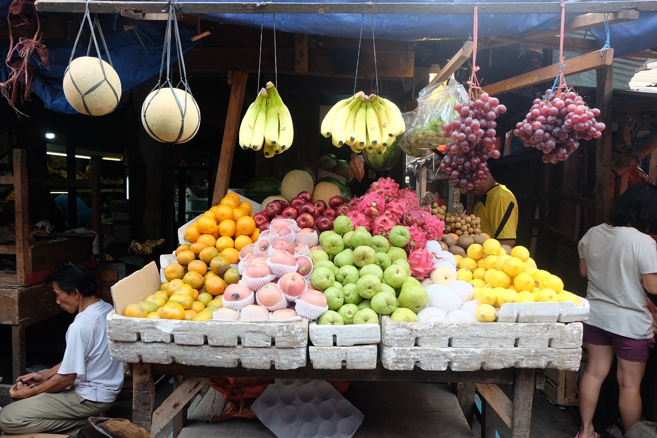 market traditional fruit free photo