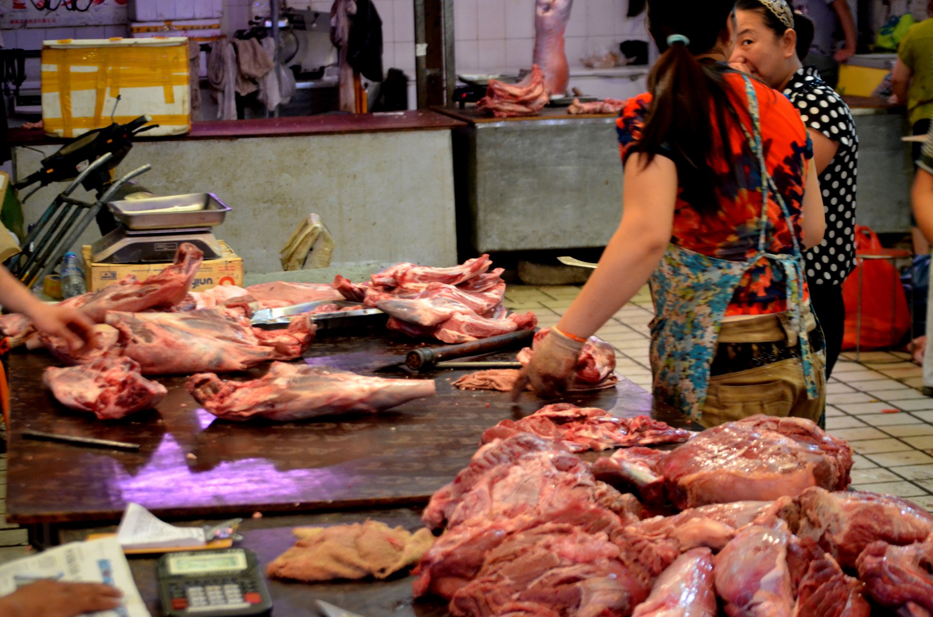 butcher butcher shop market free photo