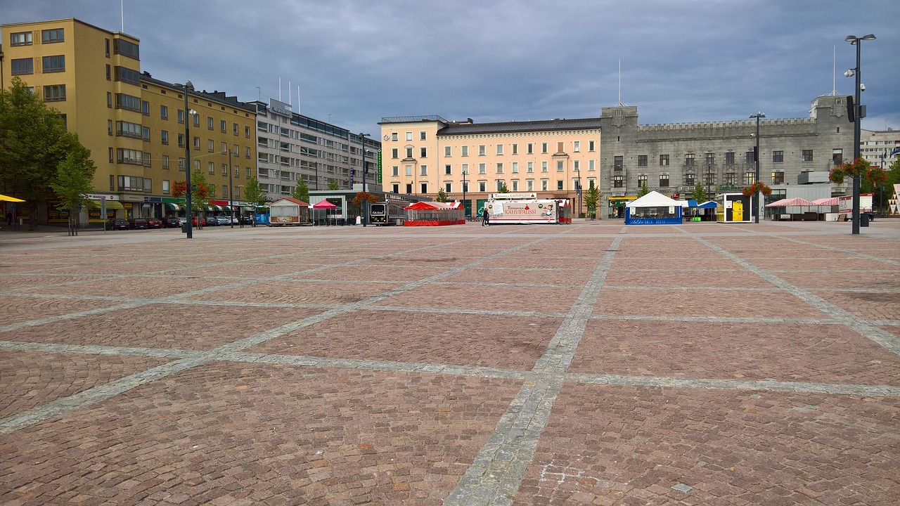 market square bay finnish free photo