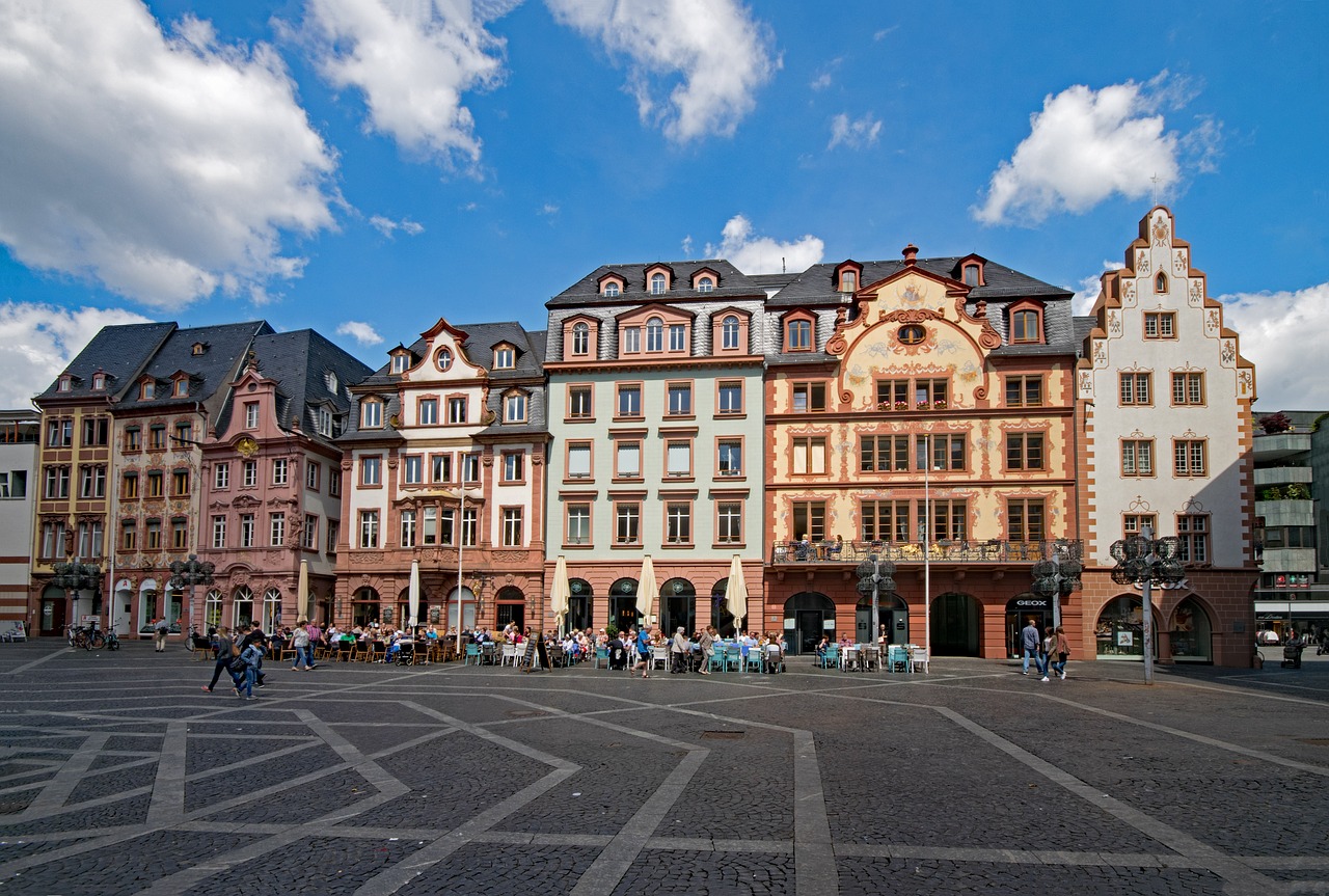 marketplace mainz sachsen free photo