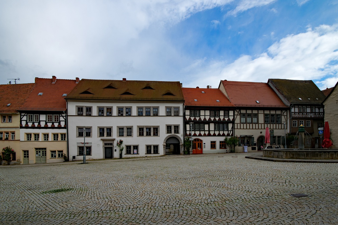 marketplace sangerhausen saxony-anhalt free photo