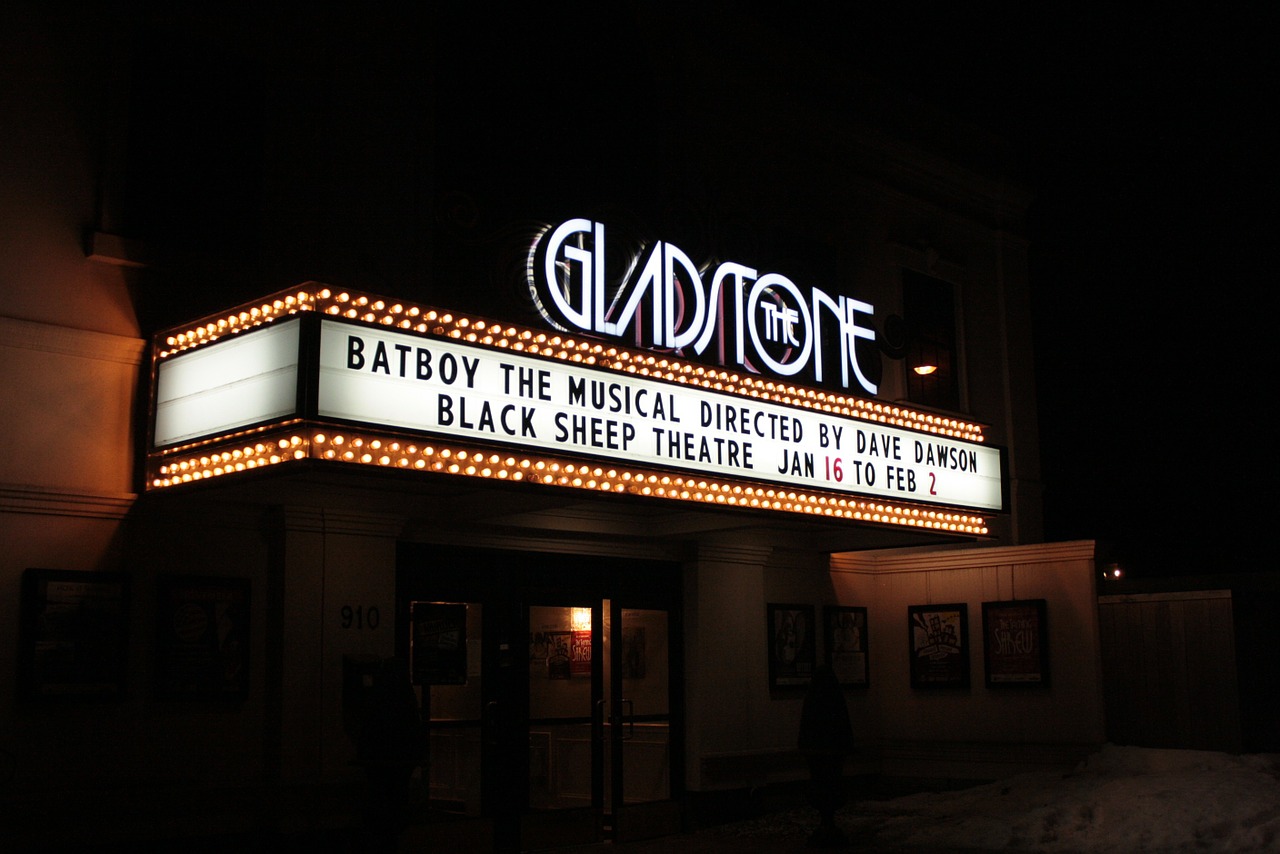marquee theatre theater free photo