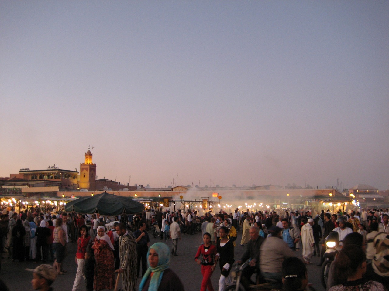 marrakech town center medina free photo