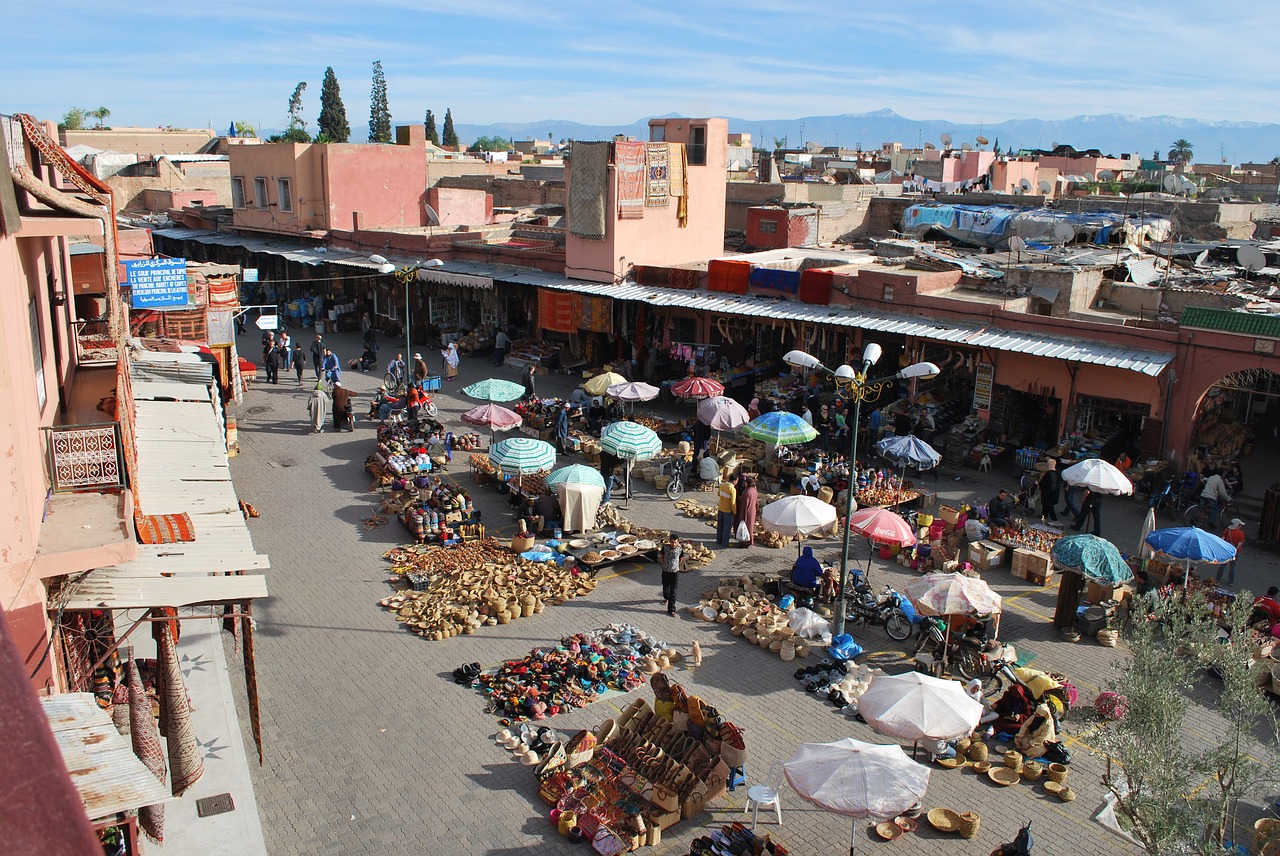 marrakech souk morocco free photo