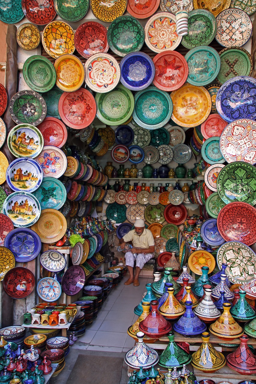 marrakech morocco market free photo