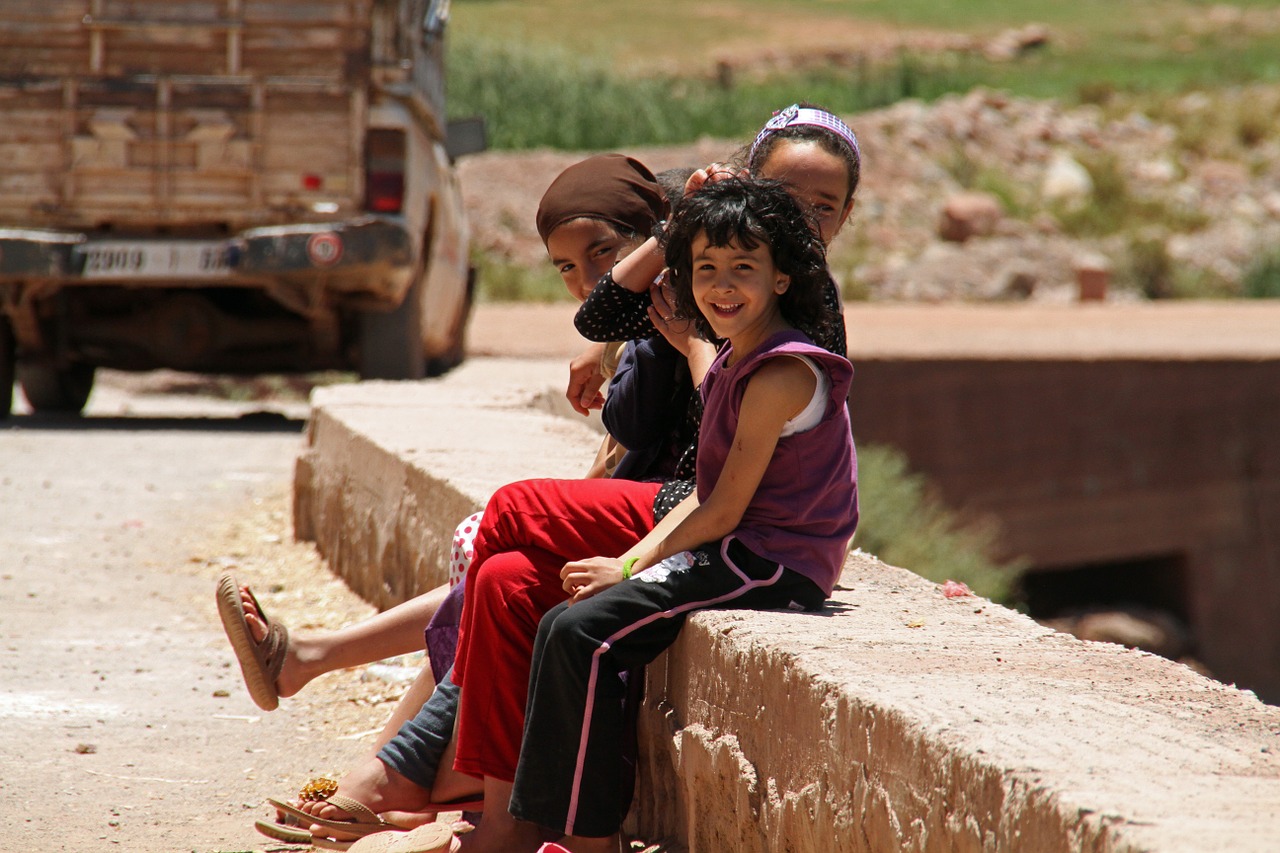 marrakesh children child free photo