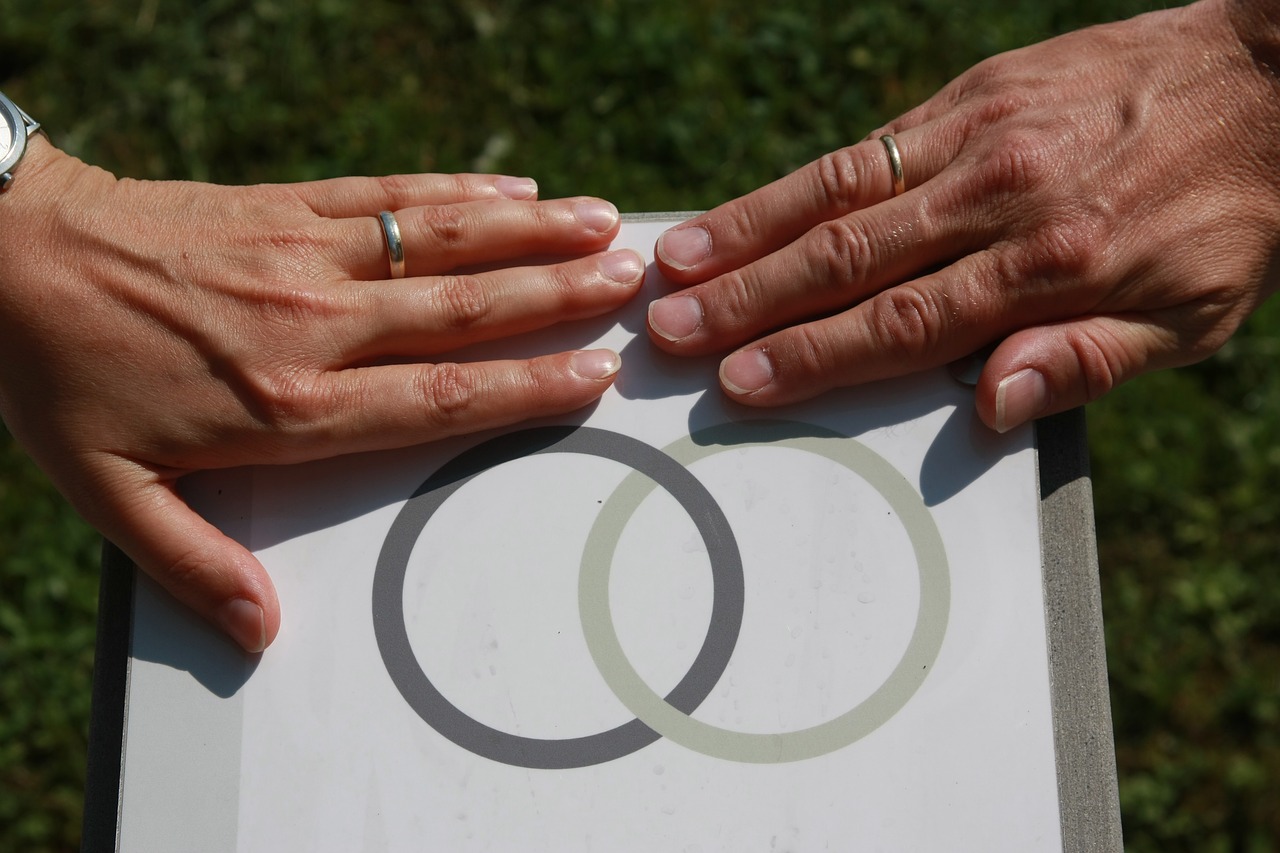 marriage hands rings free photo