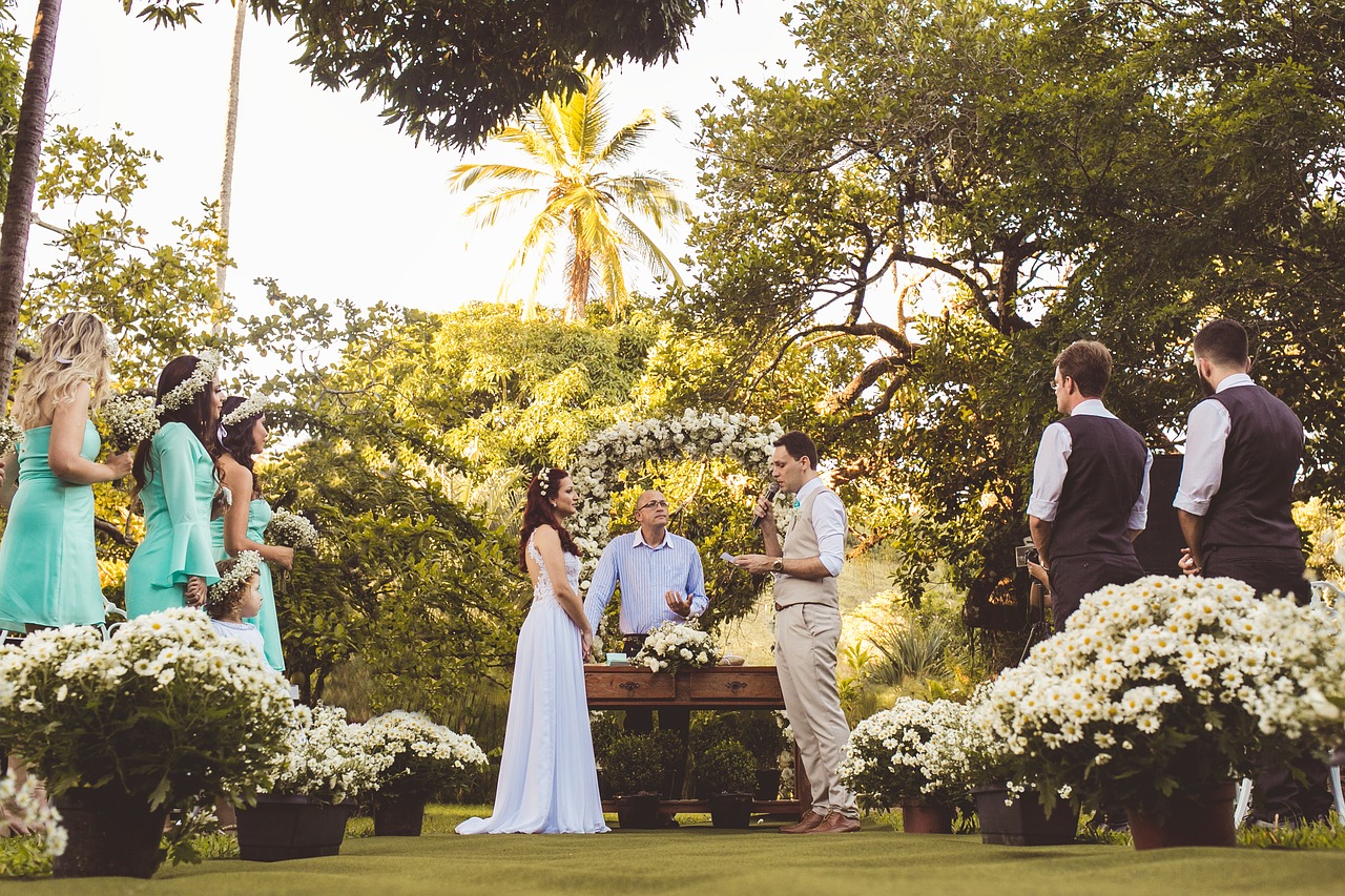 marriage field godparents free photo