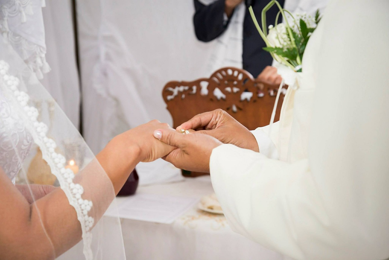 marriage hands couple free photo
