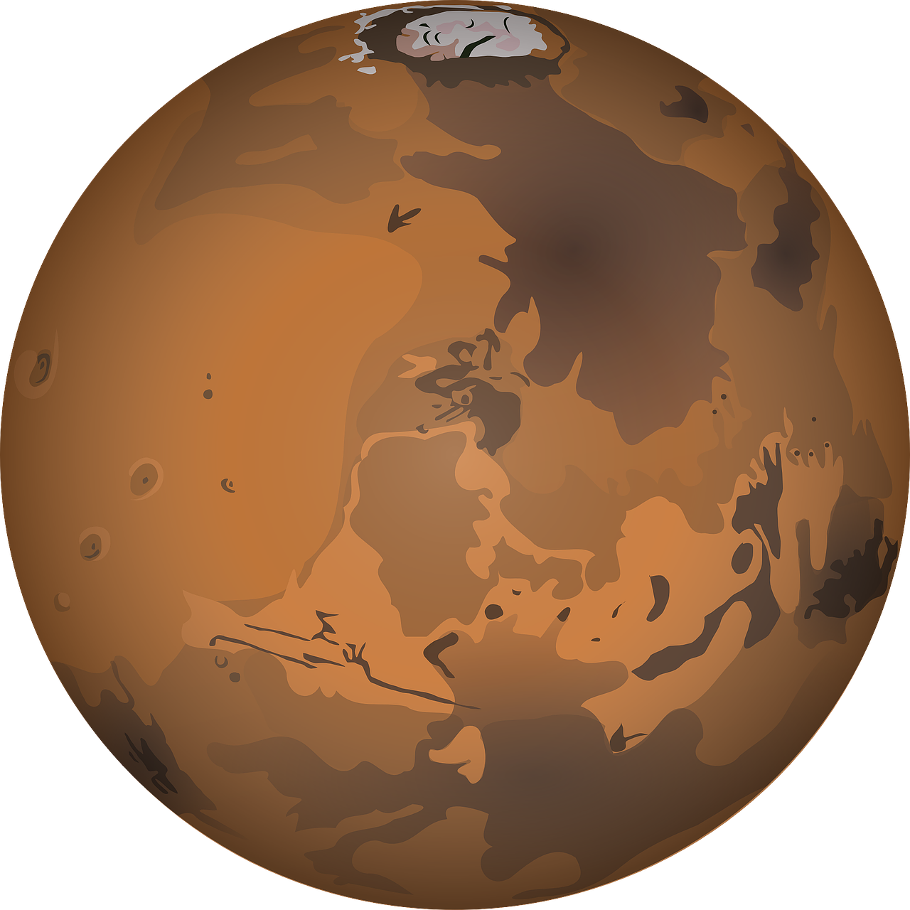 mars planets red planet free photo