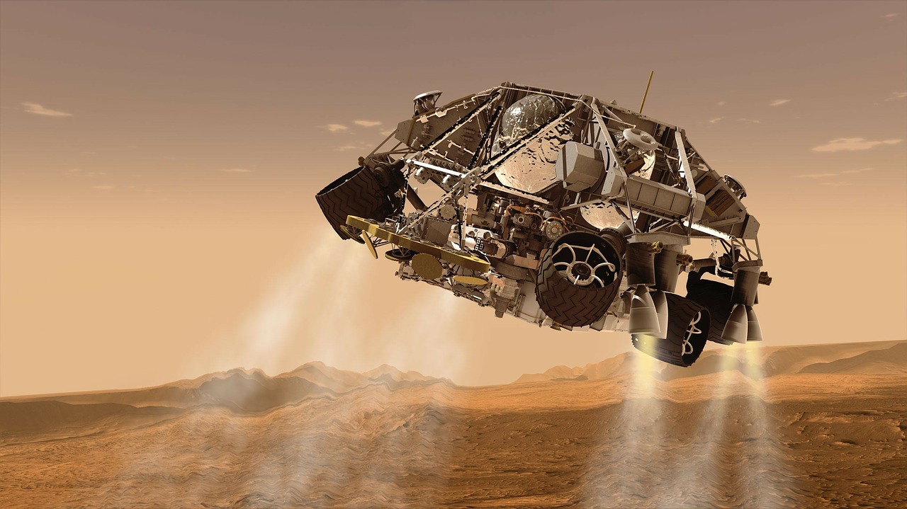 mars rover spaceship free photo
