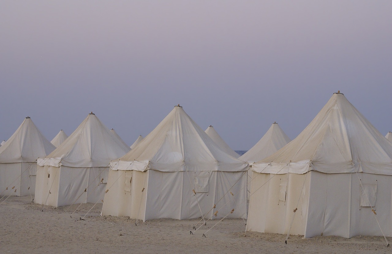 marsa shagra tent beach free photo