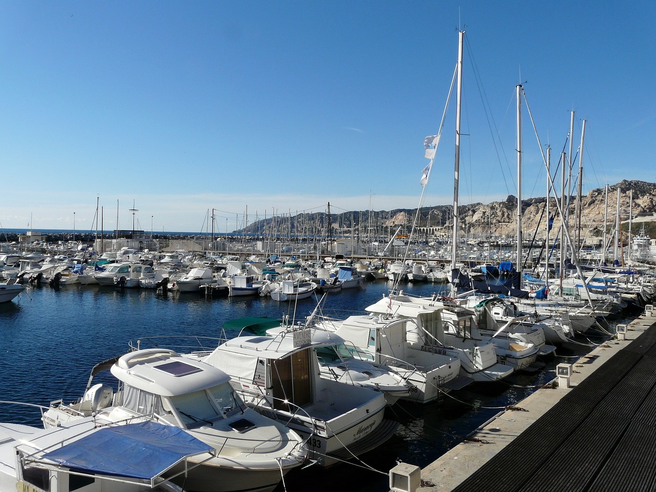 marseille old port france free photo