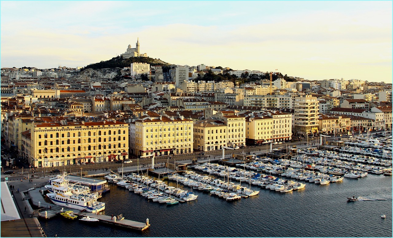 marseille port lying sun free photo