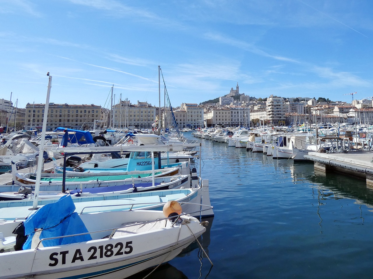 marseille  old port  notre-dame free photo