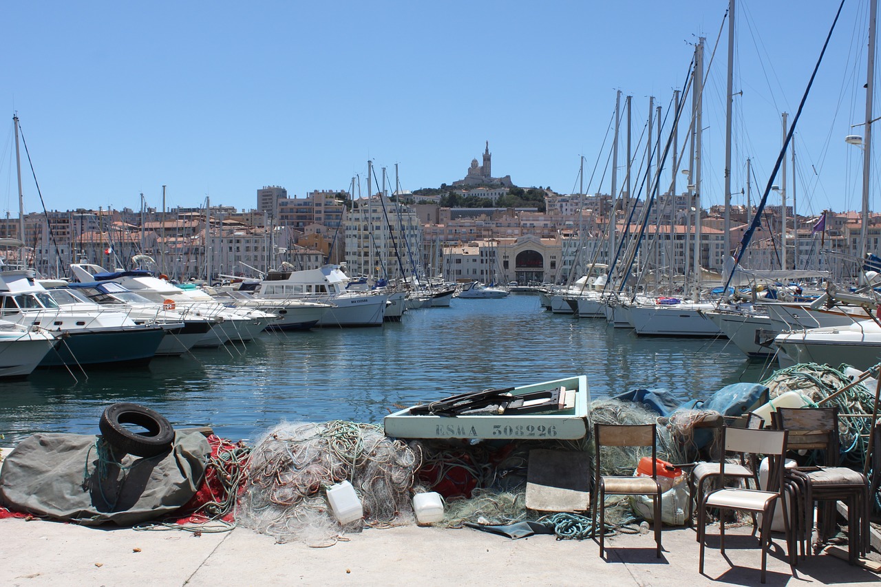 marseille  port  church free photo