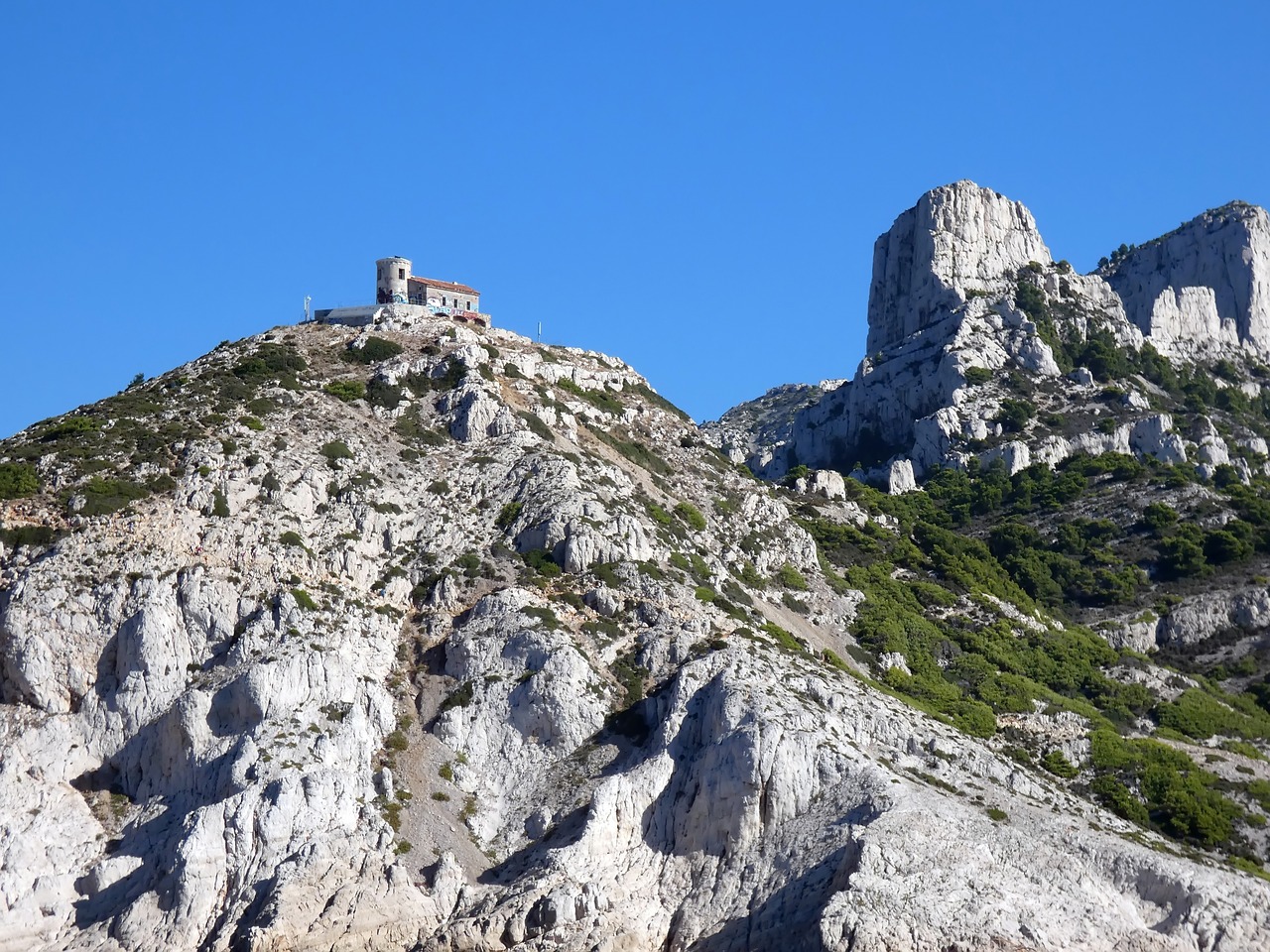 marseille  lighthouse  plan free photo