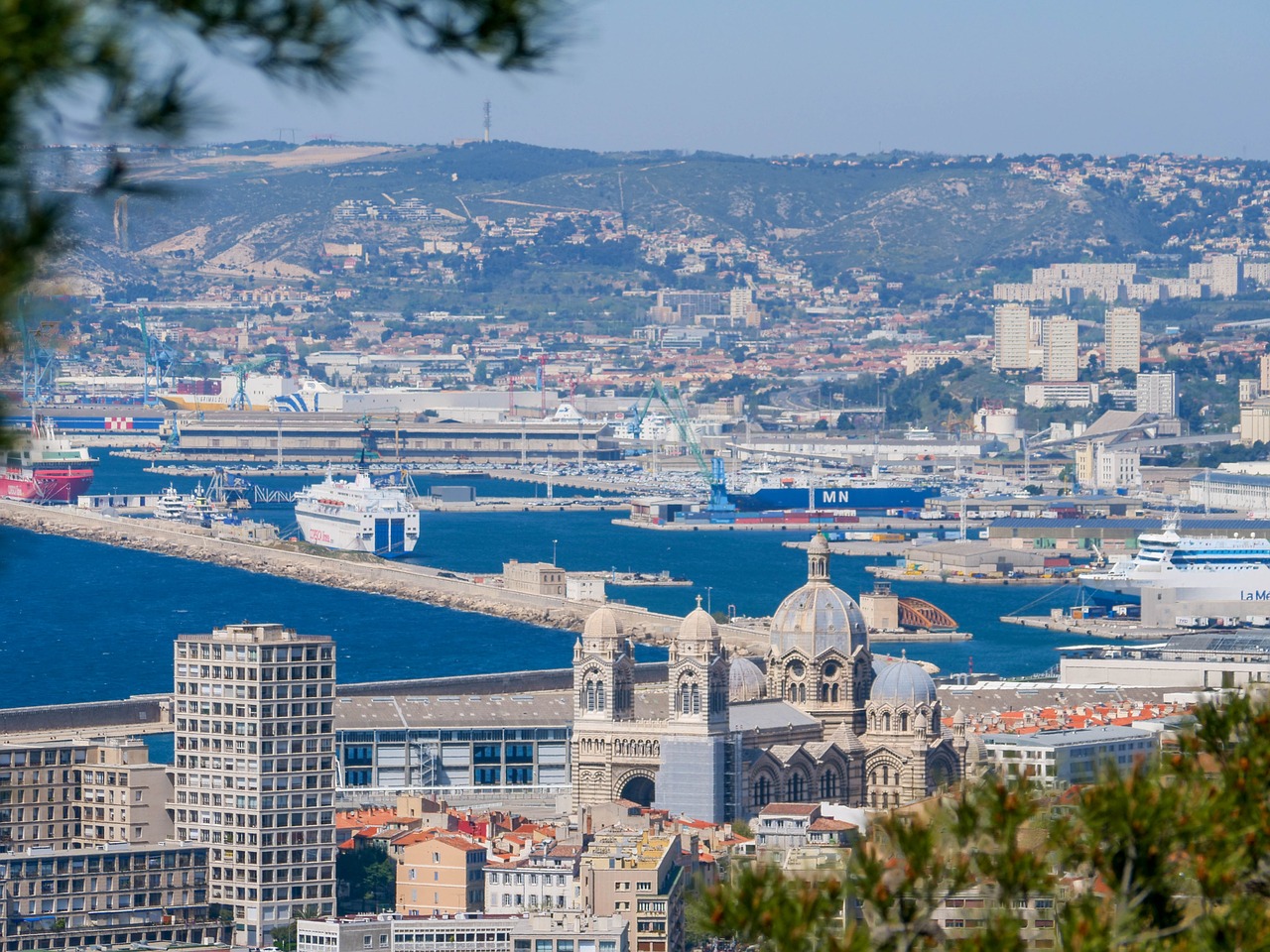 marseille  panorama  mediterranean free photo