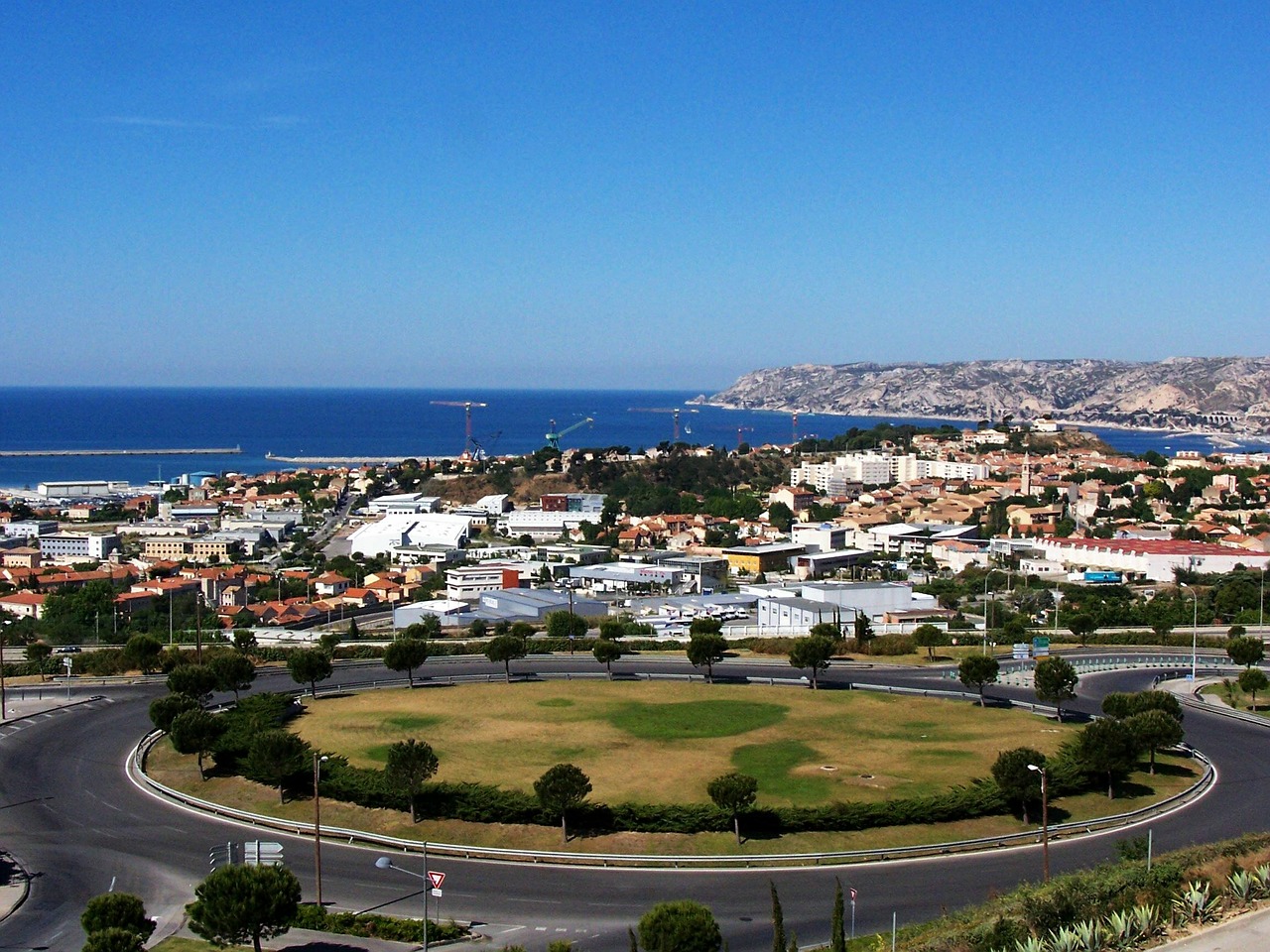 marseille city sea free photo