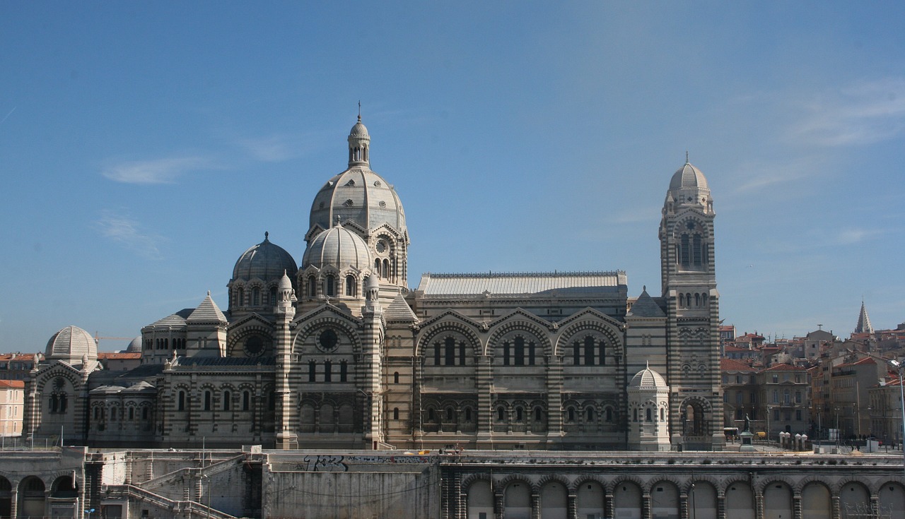 marseille cathedral architecture free photo