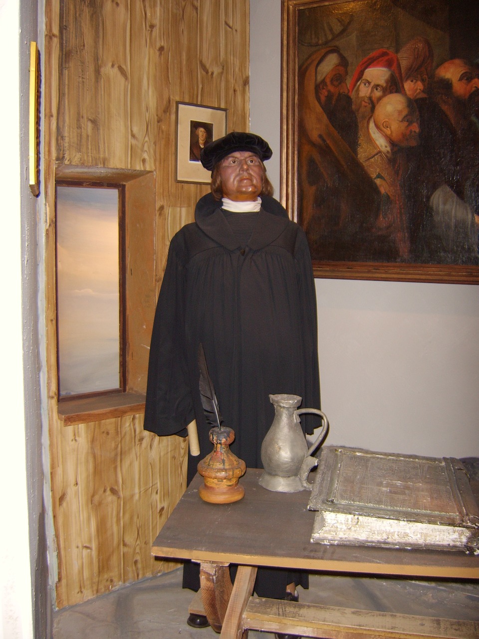 martin luther wax figure panopticon free photo