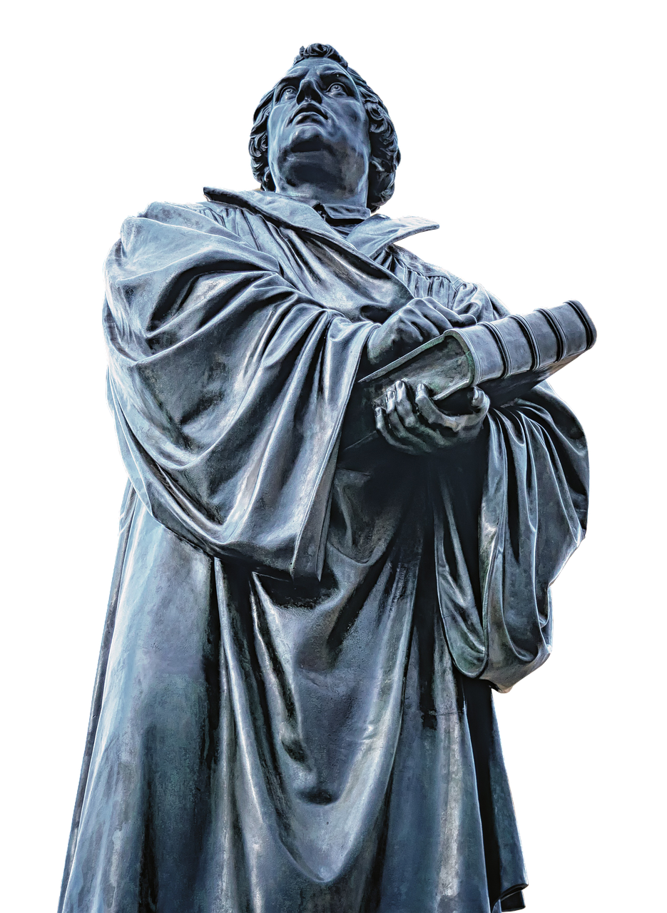 Download free photo of Martin luther,martin,luther,bronze,reformation ...