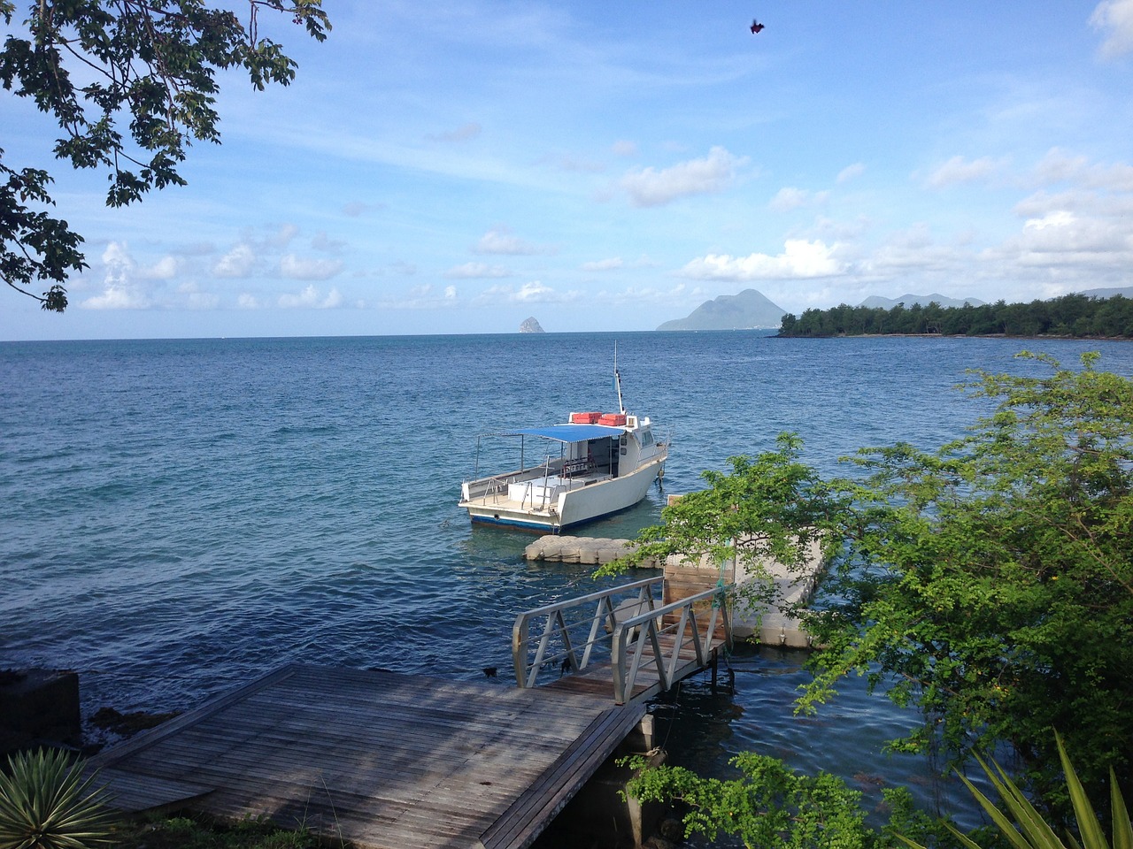 martinique diamond boat free photo