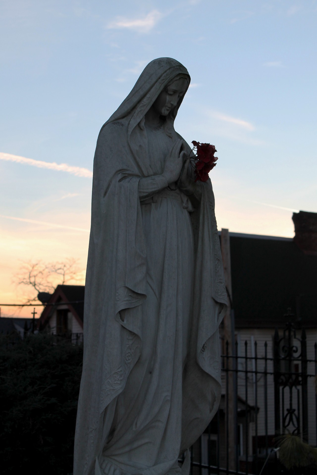 statue mother mary mother free photo