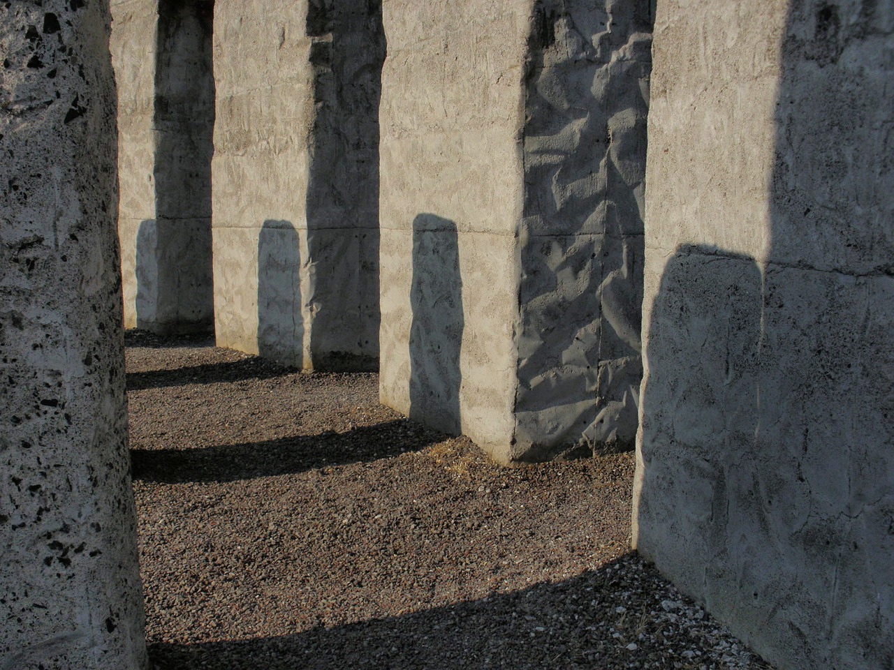 maryhill stonehenge replica shadows free photo