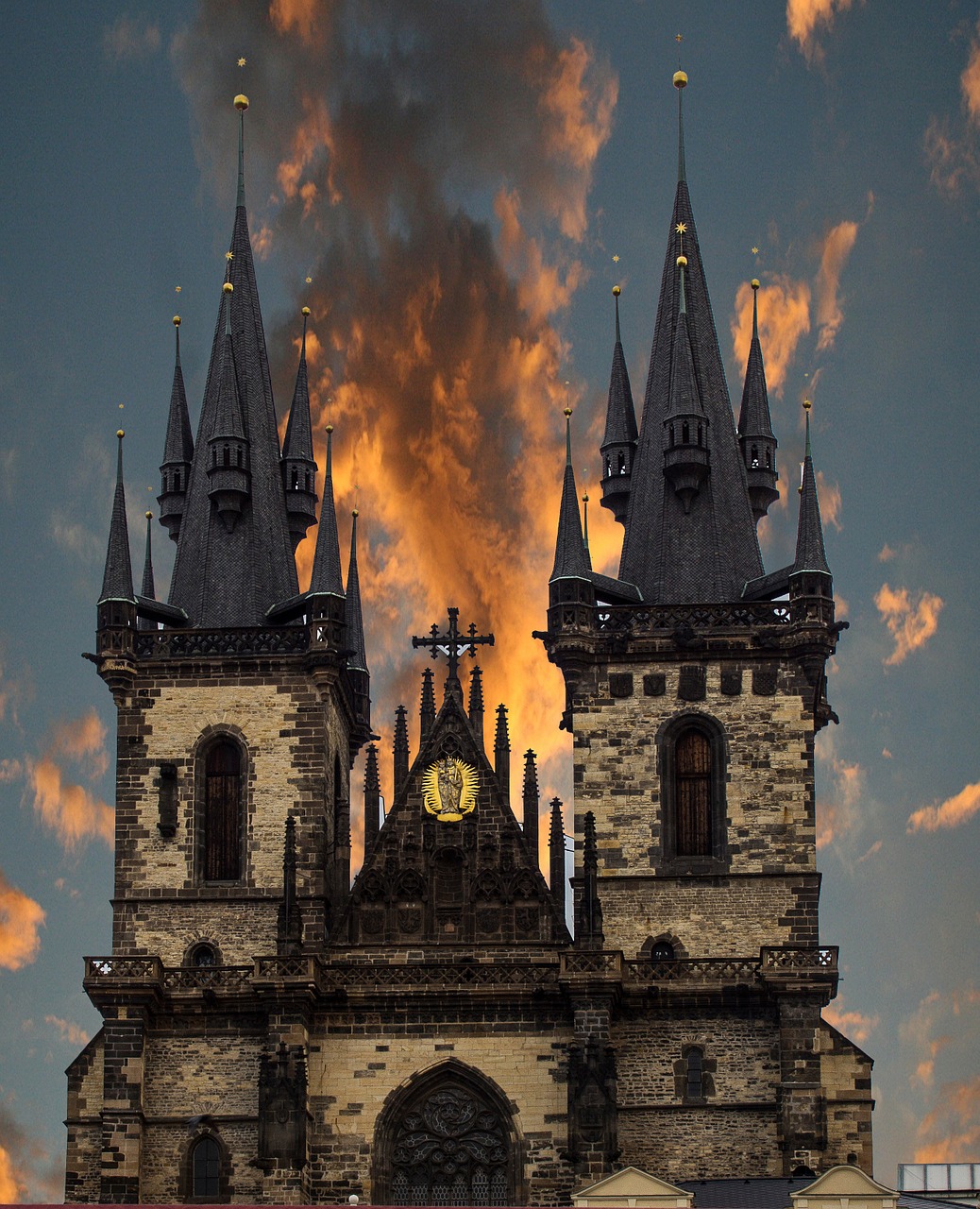 mary's church prague wenceslas square free photo