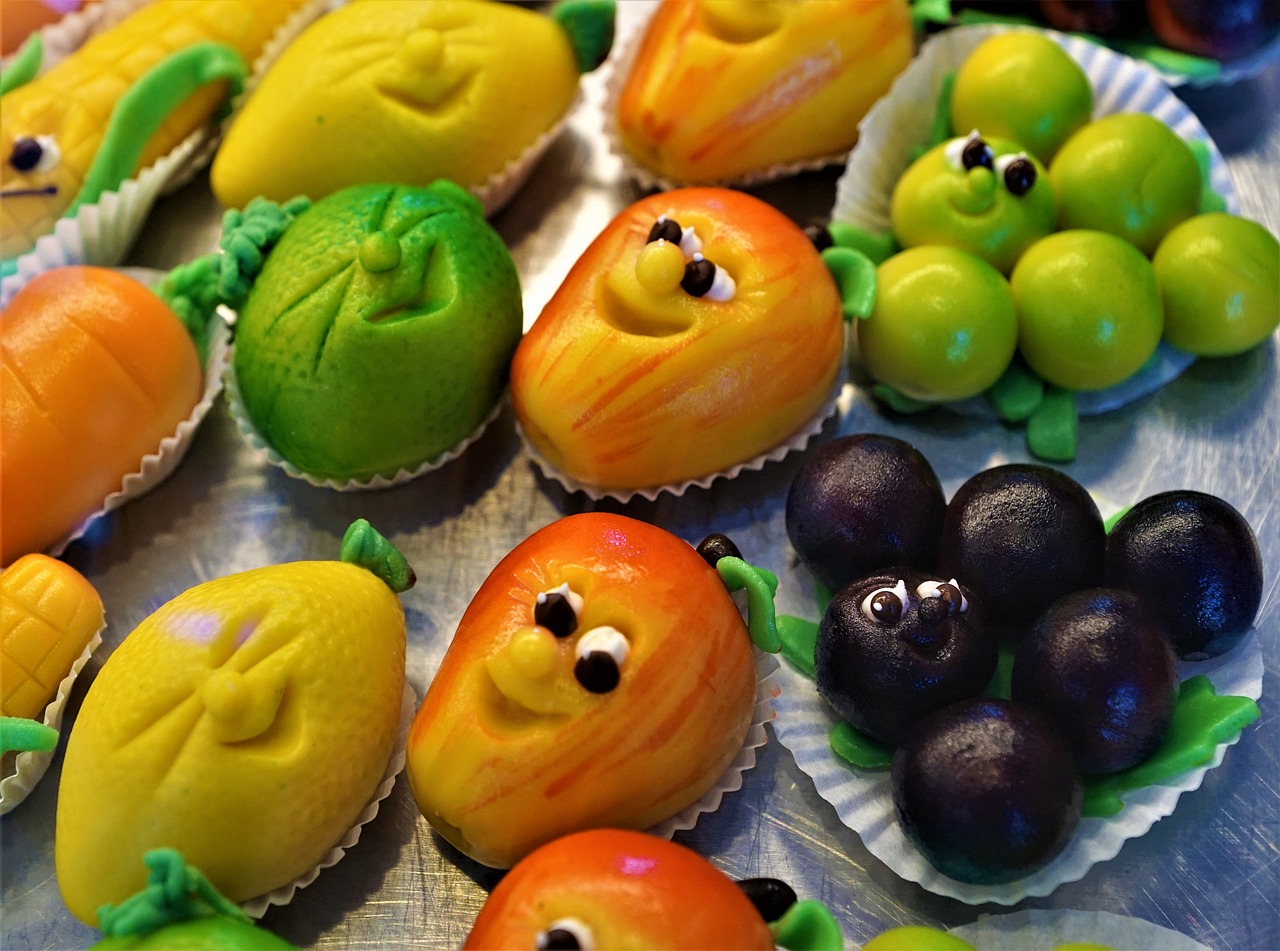 marzipan  sweet  decoration free photo