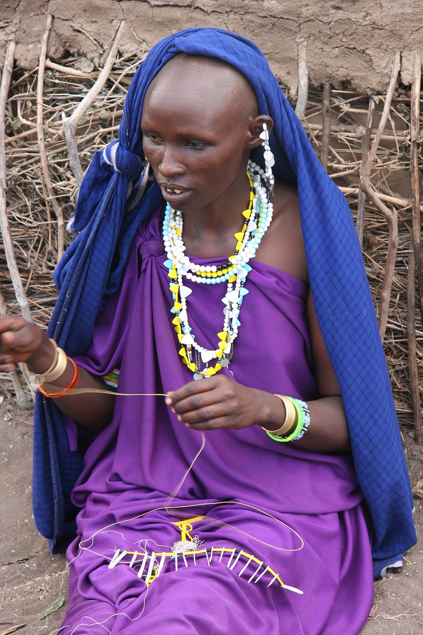 masai  woman  africa free photo