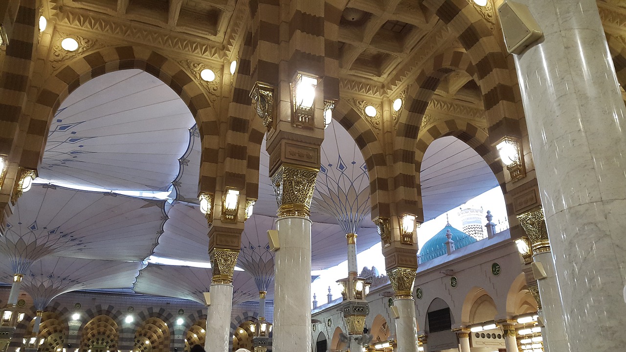 masjid nabawi masjid madinah free photo