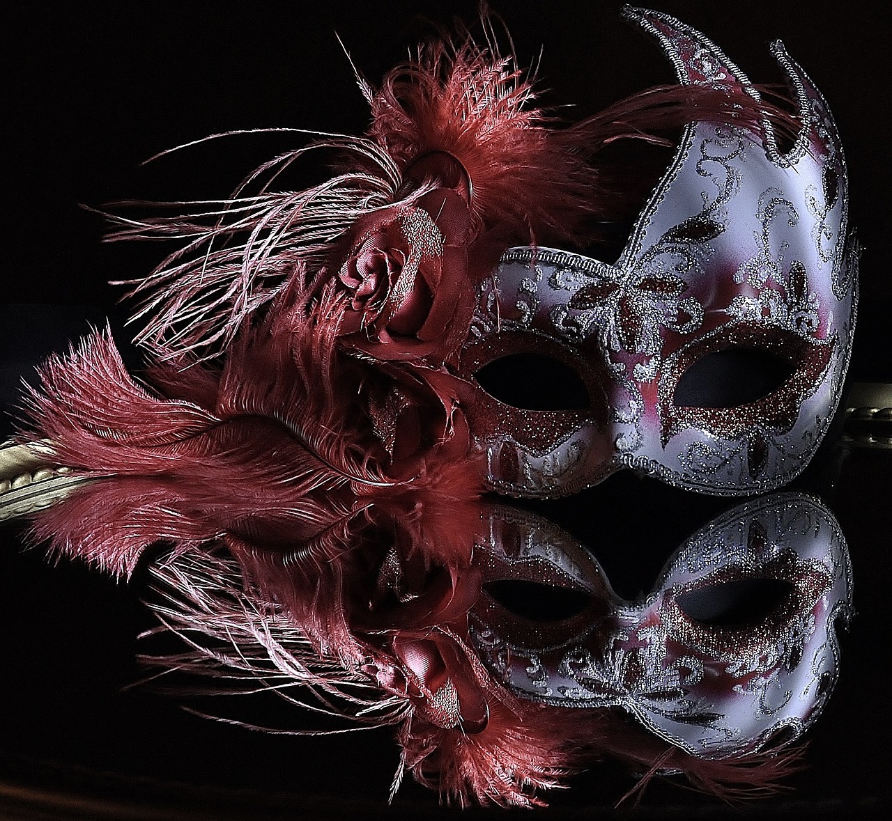 mask venetian light painting free photo