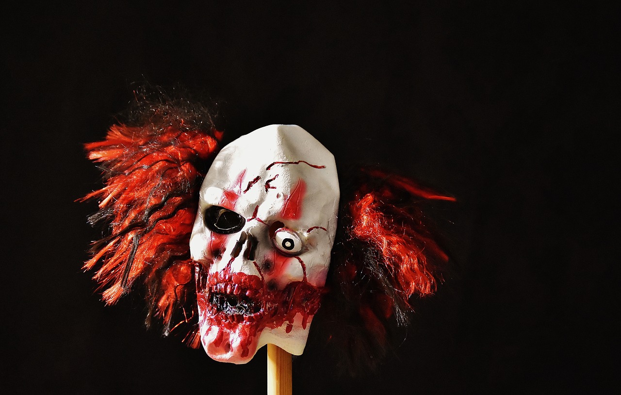 mask carnival horror clown free photo