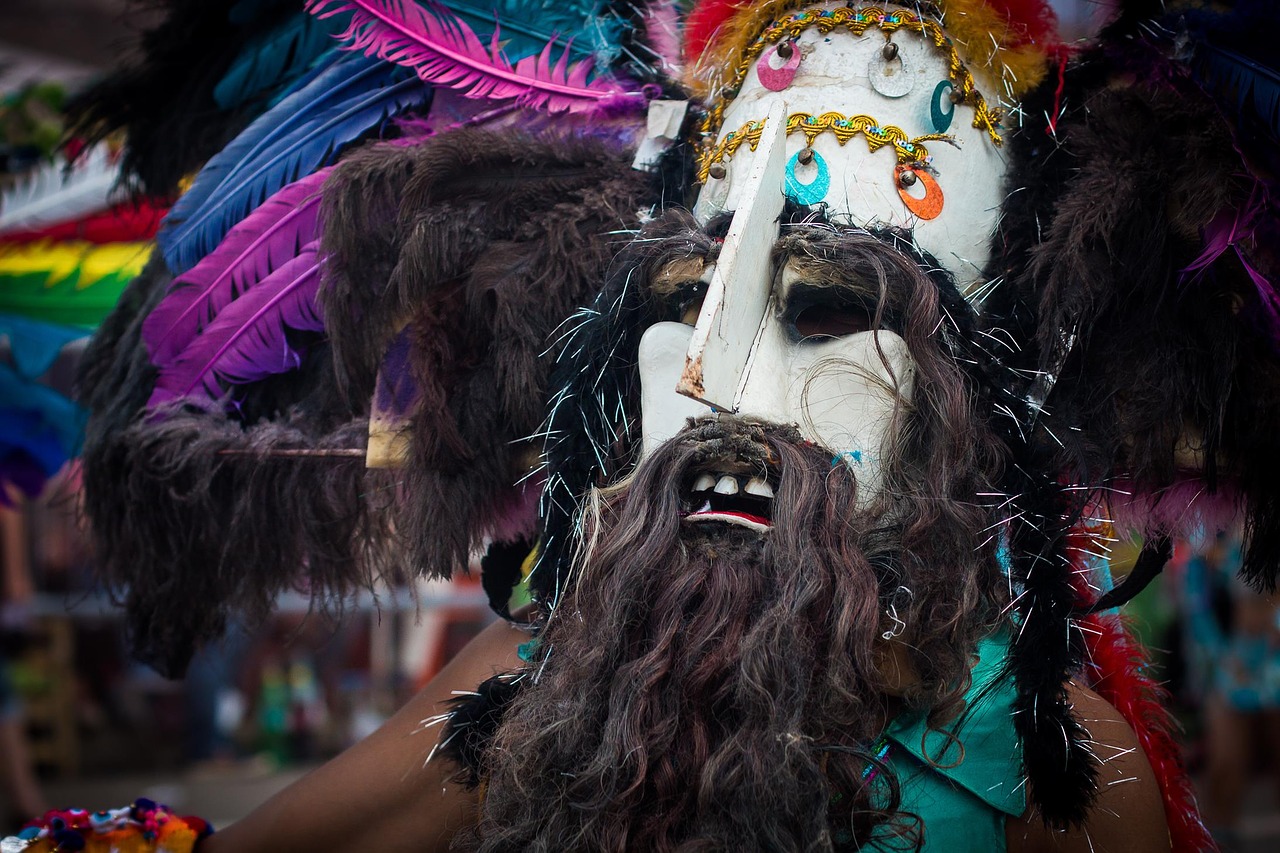 mask colors portrait free photo