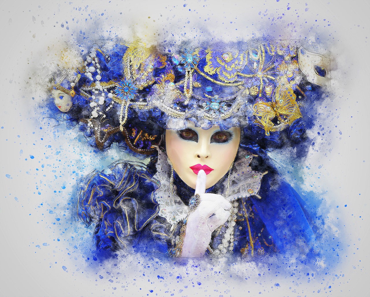 mask carnival venice free photo