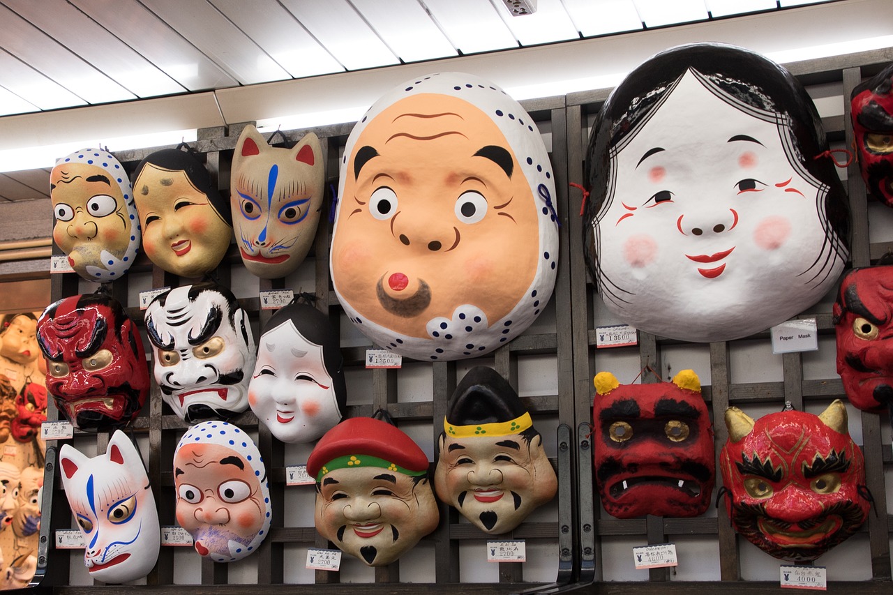 mask japanese tokyo free photo
