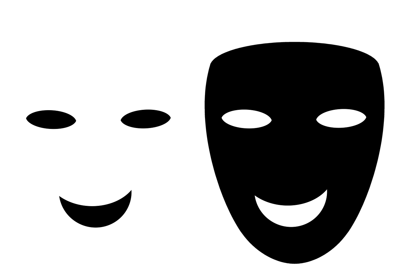 Маска. Театральные маски. Черно-белая маска. Театральные маски черно белые.