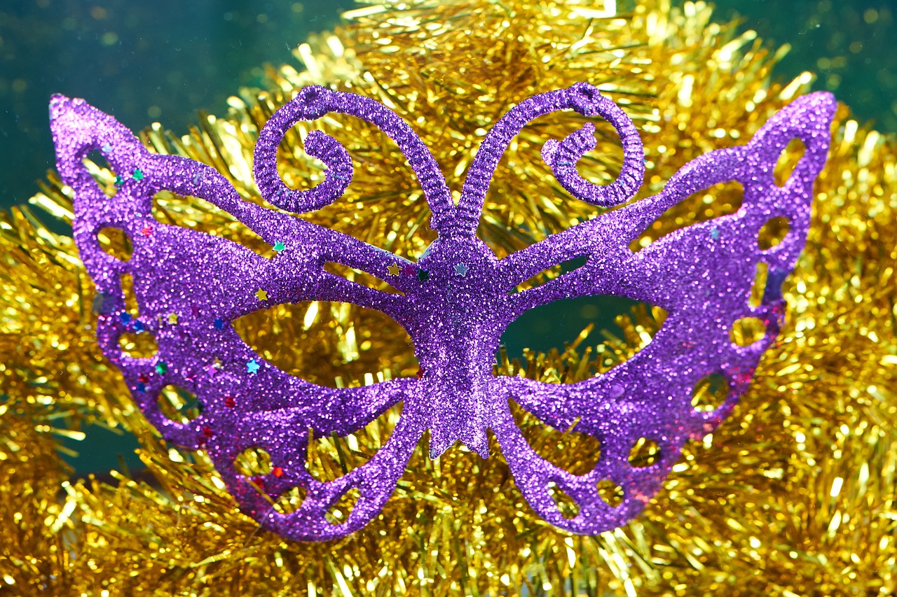 mask  purple  celebration free photo