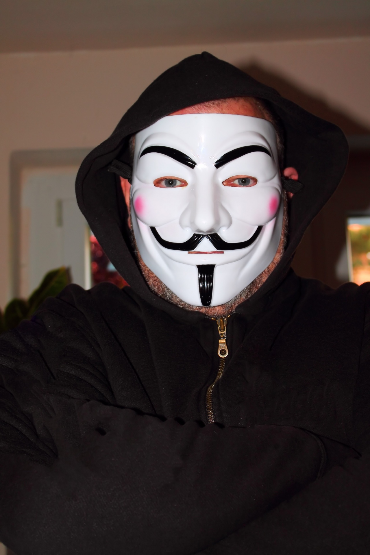 man mask hacker free photo