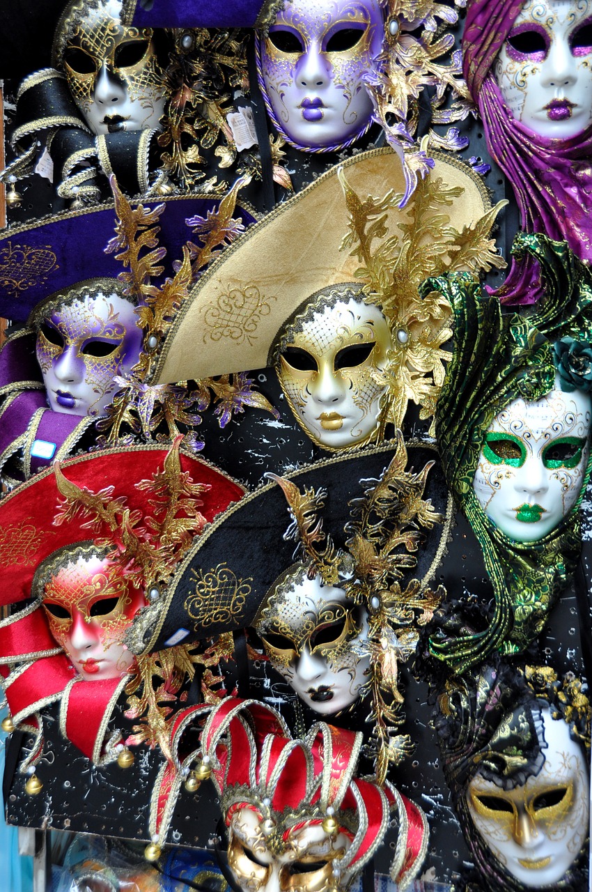 masks venetian masks disguise free photo