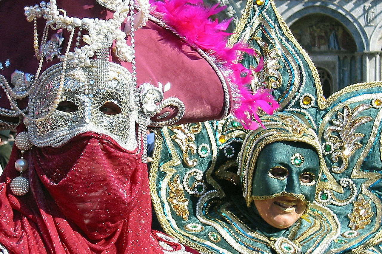 masks carnival venice free photo