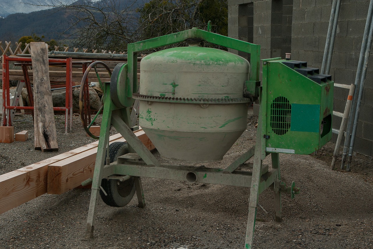 masonry concrete mixer cement free photo