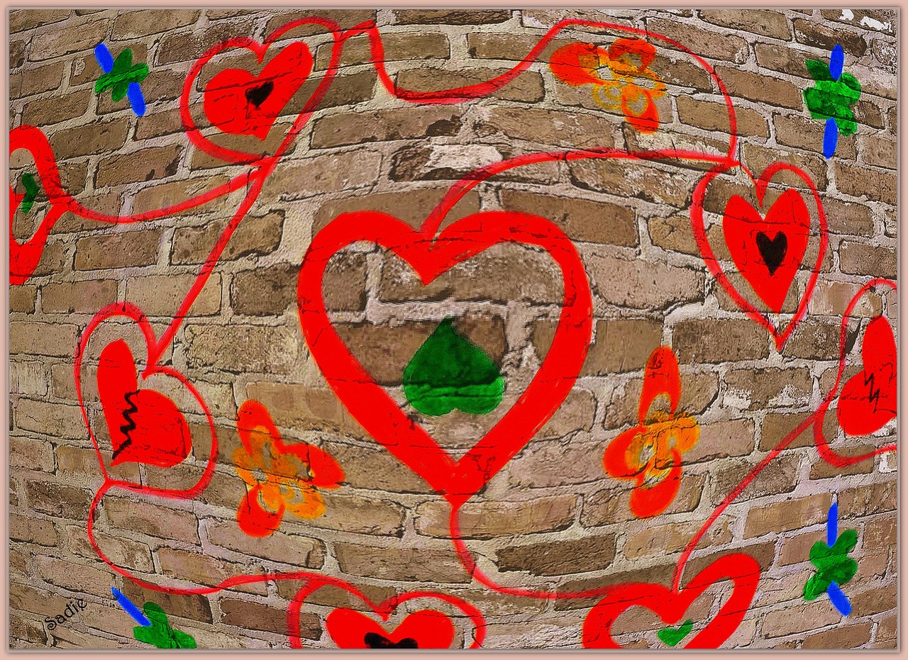 masonry graffiti art free photo